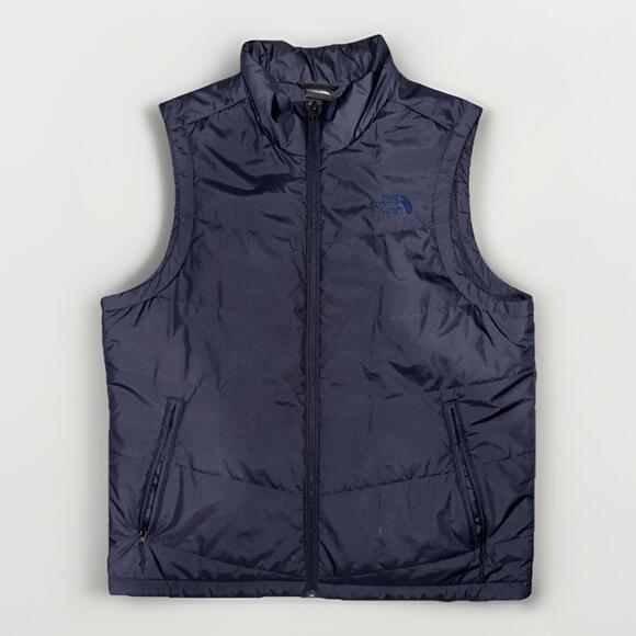 The North Face Men's Size Large Navy Blue Puffer Vest Jacket - Picture 1 of 3